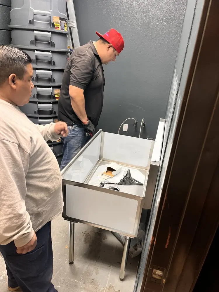 Commercial plumbing and sink installation in Canyon Crest