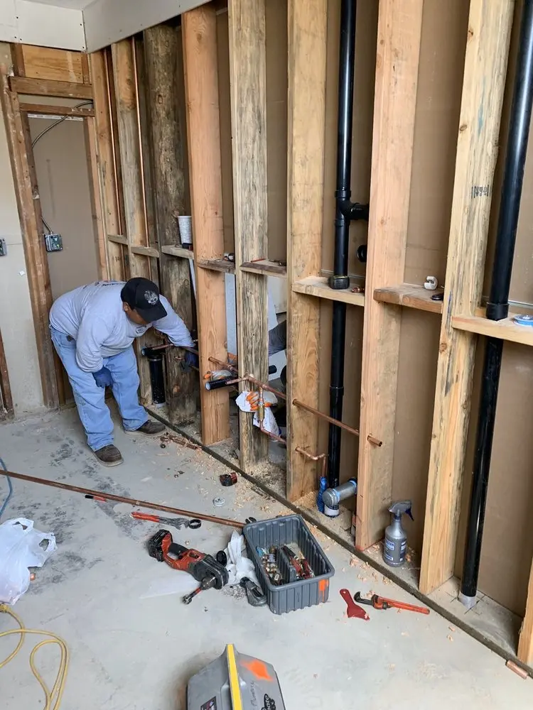 Commercial rough-in plumbing for Gas Line Repair in Canyon Crest